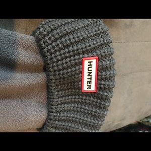 Grey knit Hunter socks